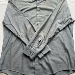 Tasso Elba Men's Charcoal Button-Down Shirt